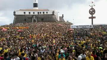 Imagem Fifa Fan Fest lota após primeiro tempo na Barra