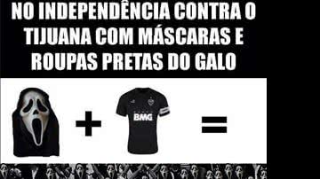 Imagem PM proíbe que torcida use máscara  da morte quinta-feira