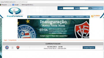 Imagem Site normaliza e torcedor pode comprar ingressos do BaVi