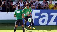 Imagem CBF improvisa em uniforme para tampar nome de antigo parceiro