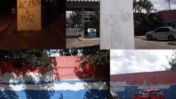 Imagem Revolta: torcedores picham muros do Fazendão e fazem ameaças