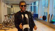 Imagem Daniel Alves mostra seu 'Lepo Lepo' na rede social