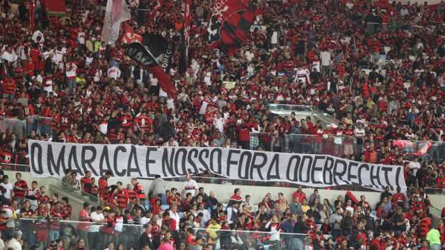 Imagem Torcedores do Flamengo querem a Odebrecht fora do Maracanã