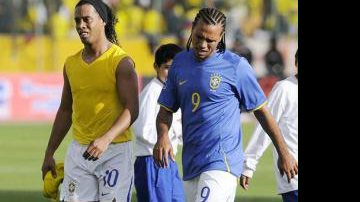 Imagem Ronaldinho, Júlio César e Luís Fabiano estão de volta à seleção brasileira