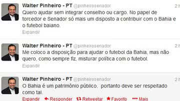 Imagem “O Bahia é um patrimônio público”, diz Walter Pinheiro