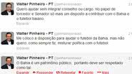 Imagem “O Bahia é um patrimônio público”, diz Walter Pinheiro