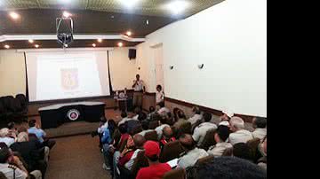Imagem PM apresenta esquema de segurança para BAVI na Arena
