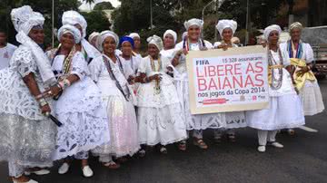Imagem Baianas do acarajé são liberadas pela FIFA na Copa das Confederações