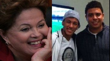 Imagem O papo entre Dilma, Neymar e Ronaldo no twitter