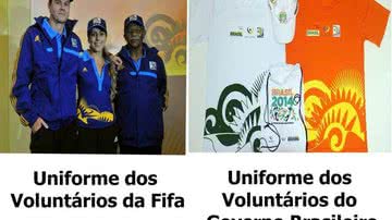 Imagem Voluntários detonam uniformes de programa do Governo Federal