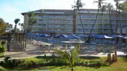 Imagem Parte do telhado do Gran Hotel Stella Maris Resort desaba