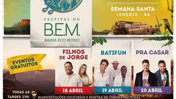 Imagem Banda Filhos de Jorge se apresenta no Festival do BEM em Lençóis
