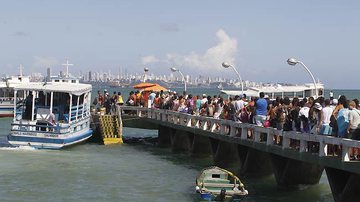 Imagem Movimento na travessia Salvador-Mar Grande é intenso