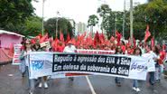 Imagem 7 de setembro: Movimento Sem Teto protesta durante desfile