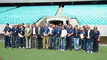 Imagem Arena Fonte Nova recebe técnicos para inspeção da FIFA