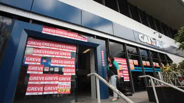 Imagem Greve: Caixa e Banco do Nordeste ainda de portas fechadas