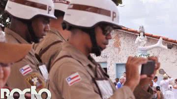 Imagem PM registra festa tranquila para Iemanjá