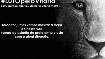 Imagem Torcedores do Vitória preparam grande protesto para duelo com o Flamengo