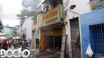 Imagem Armarinho pega fogo na Carlos Gomes e assusta moradores