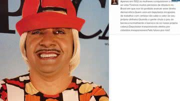 Imagem Daniela Mercury chama Tiririca de político irresponsável e incapaz