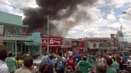 Imagem Incêndio atinge loja no centro de Alagoinhas nessa tarde