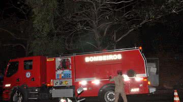 Imagem Incêndio em vegetação ao lado do Iguatemi