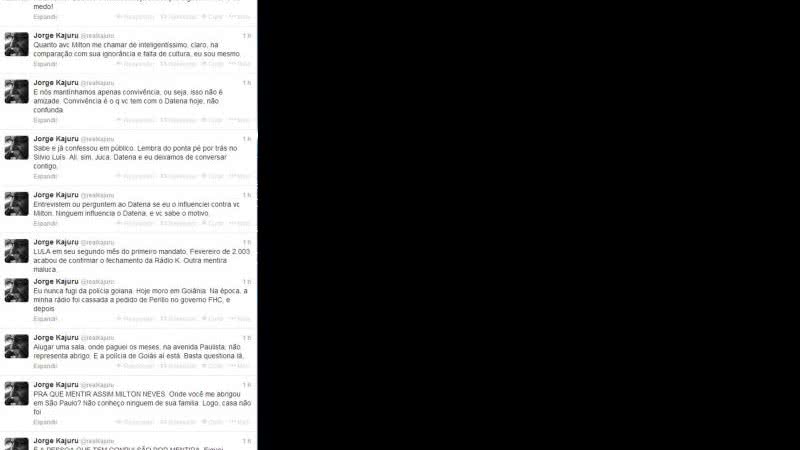 Imagem Kajuru dispara contra Milton Neves: “ignorância e falta de cultura”