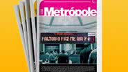 Imagem Jornal da Metrópole nas bancas: "Faltou ou faz-me rir?"