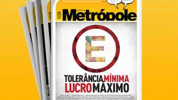 Imagem Jornal da Metrópole traz matéria sobre aumento nos estacionamentos