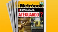Imagem Jornal da Metrópole descreve abandono da Lapa