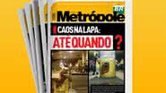 Imagem Jornal da Metrópole descreve abandono da Lapa