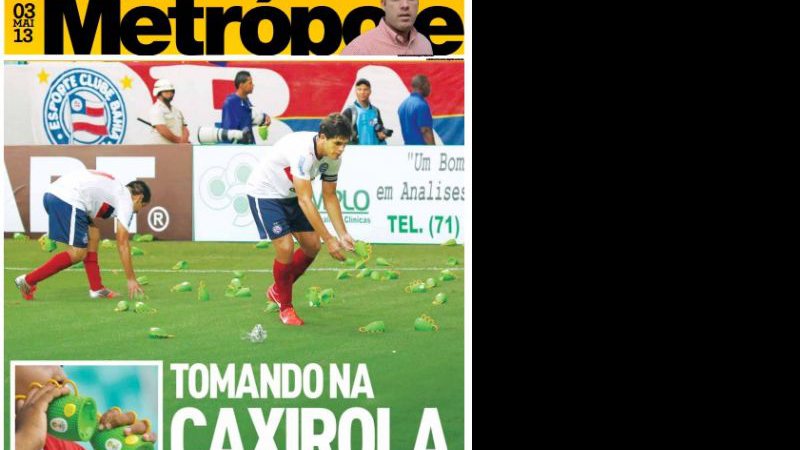 Imagem Jornal da Metrópole: Tomando na caxirola