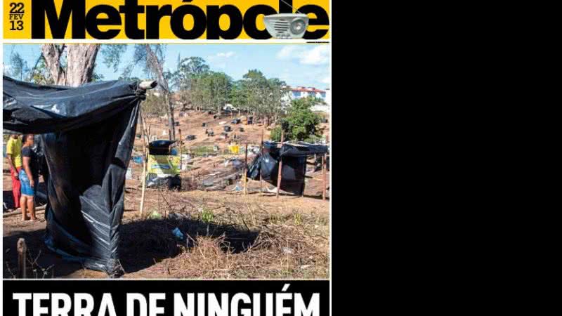 Imagem Jornal da Metrópole: "Terra de ninguém"