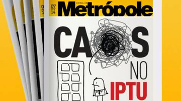 Imagem Caos: Jornal da Metrópole chama atenção para aumento do IPTU