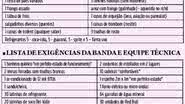 Imagem Naldo e equipe fazem exigências absurdas para camarins. Veja lista
