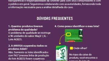 Imagem    AdeS publica comunicado com informações e esclarecimentos no Facebook