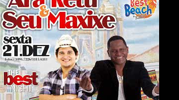 Imagem Show de Seu Maxixe e Araketu na The Best Beach foi cancelado