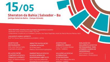 Imagem Maior evento de acústica arquitetônica do Brasil será em Salvador