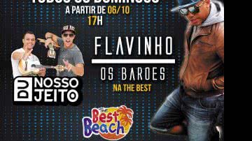 Imagem Saiba quem vai curtir o show de Flavinho e os Barões na The Best
