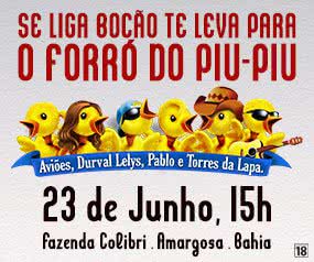 Imagem Veja quem vai curtir o Forró do Piu Piu neste ano