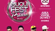 Imagem Concorra a ingressos para o Muquifest Prime 15 anos