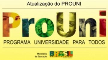 Imagem Inscrições no ProUni terminam nesta segunda-feira