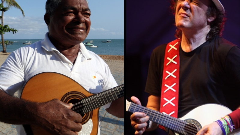 Imagem Show de Zéu e Armandinho no palco do Tamar agita Praia do Forte