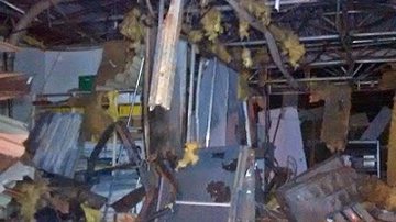 Imagem Macaúbas: dois bancos explodidos e três PMs baleados