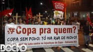 Imagem Manifestantes realizam o &quot;Fifa Go Home&quot; no Campo Grande