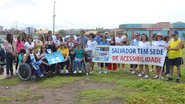 Imagem Grupo faz protesto por mais acessibilidade a deficientes físicos em Salvador