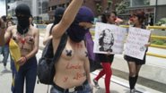 Imagem Seminuas: colombianas marcham pelos direitos das mulheres