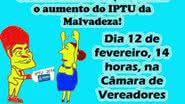 Imagem Movimentos sociais e partidos políticos fazem manifestação contra IPTU