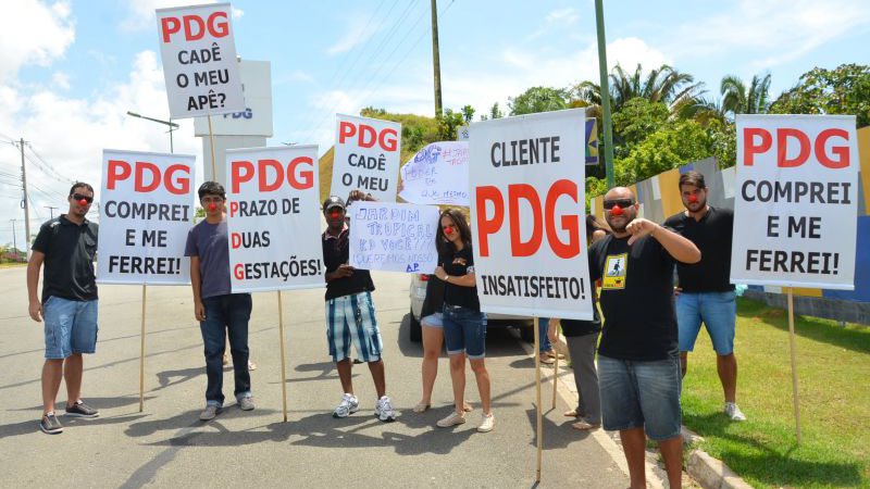 Imagem Nova manifestação contra a PDG atesta atraso de mais uma obra