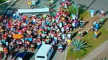 Imagem Protesto: moradores fecham acesso na Estação Pirajá